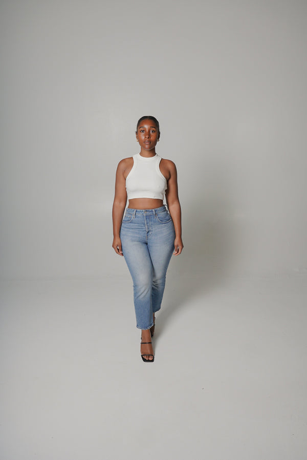 Ribbed Cropped Tank