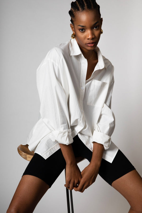 The Oversized Button Down Shirt